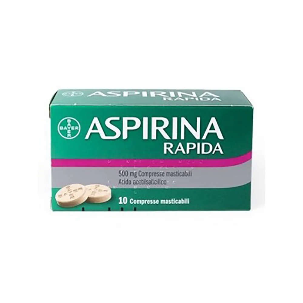 Aspirina Rapida 10 Compresse Masticabili 500 mg