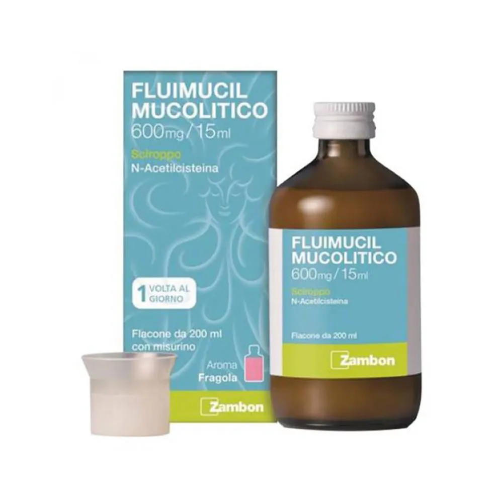 Fluimucil Mucolitico Sciroppo 600mg/15ml