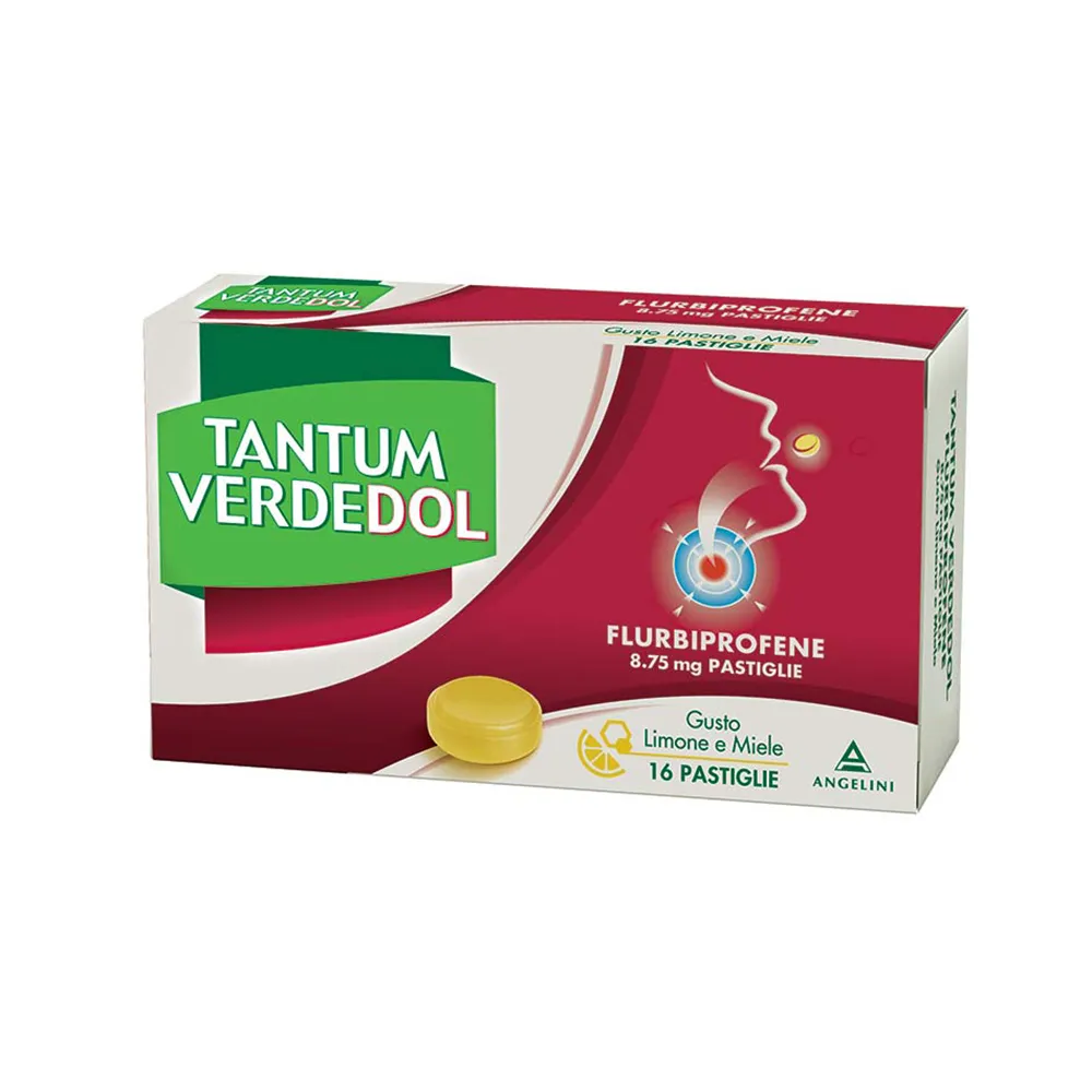 Tantum Verde Dol 16 pastiglie limone e miele