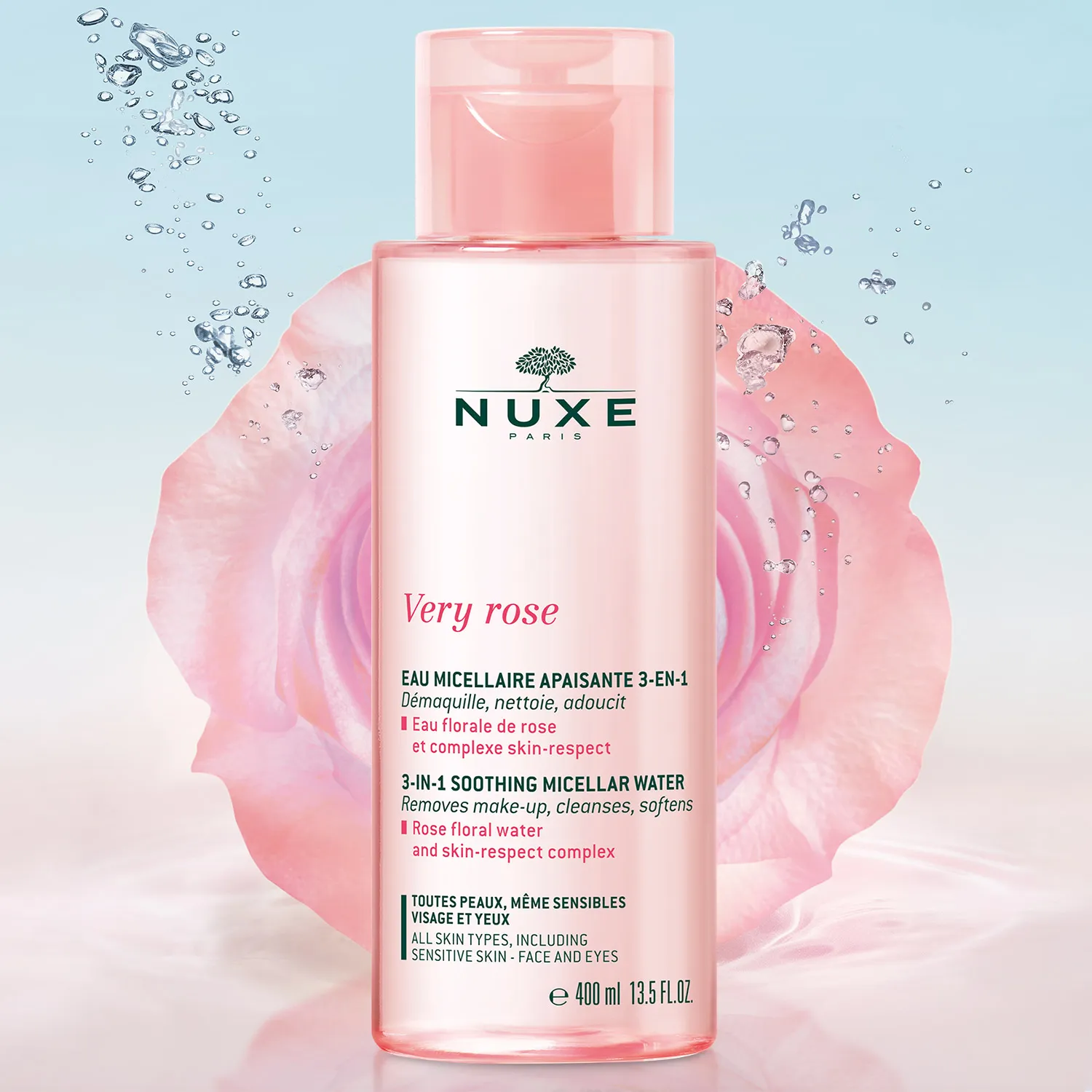NUXE VERY ROSE ACQUA MICELLARE 400ML - immagine 4
