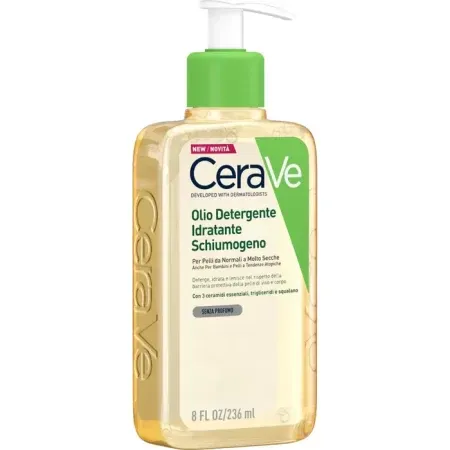 CERAVE OLIO DETERGENTE IDRATANTE E NUTRIENTE SCHIUMOGENO 236ML