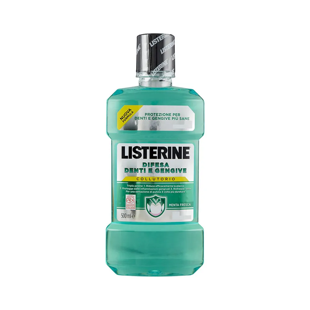 Listerine Collutorio Difesa Denti e Gengive 500ml