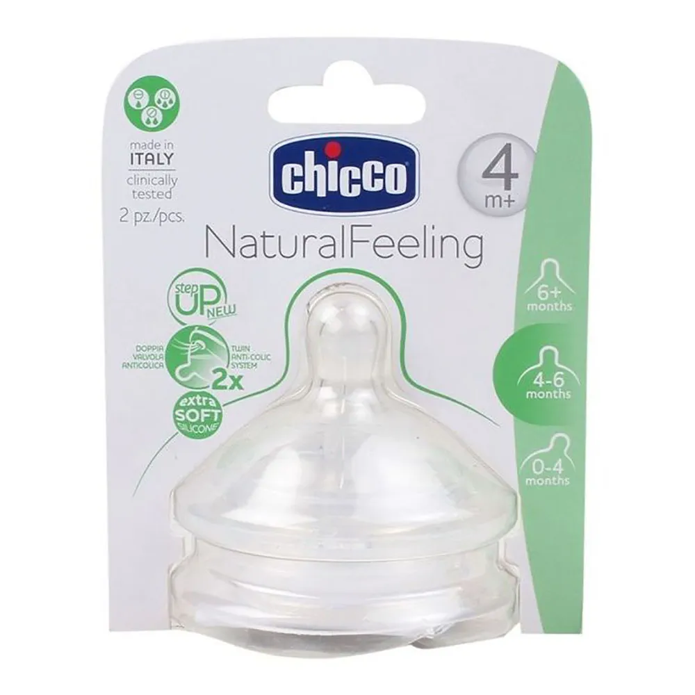 Chicco Tettarella Step Up 4mesi+ Flusso Regolabile 2 pezzi