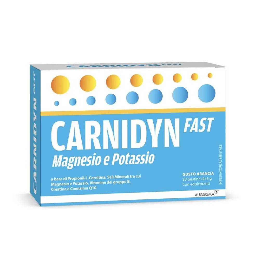 Carnidyn Fast Magnesio Potassio 20 bustine