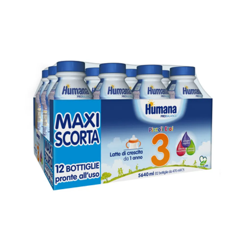 Humana 3 Multipack 12x470ml-bottiglia