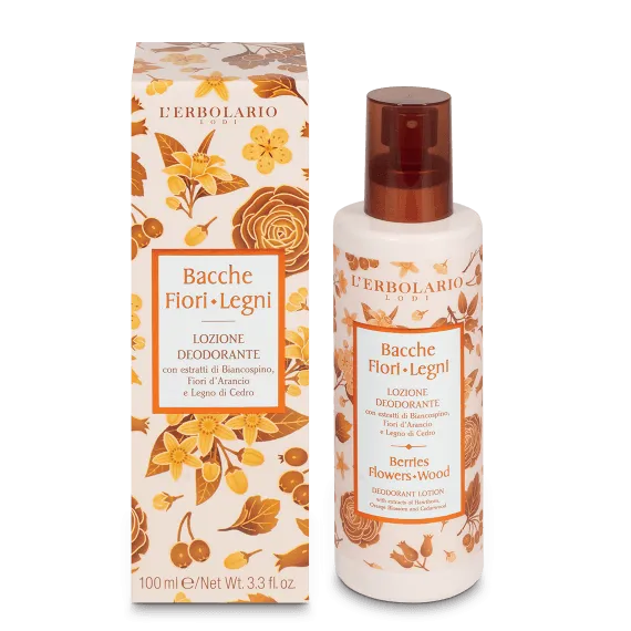 Lozione Deodorante Bacche Fiori Legni