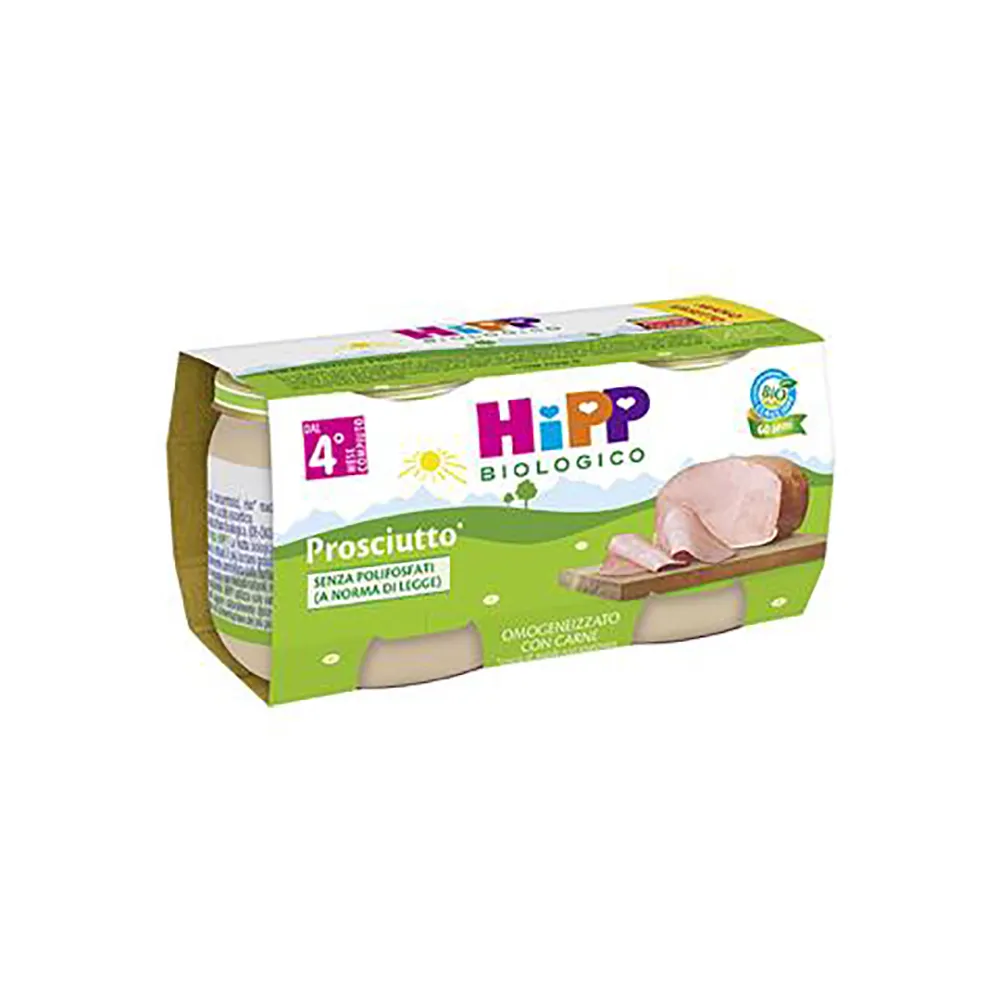 Hipp Bio Omogeneizzato Prosciutto 2x80g