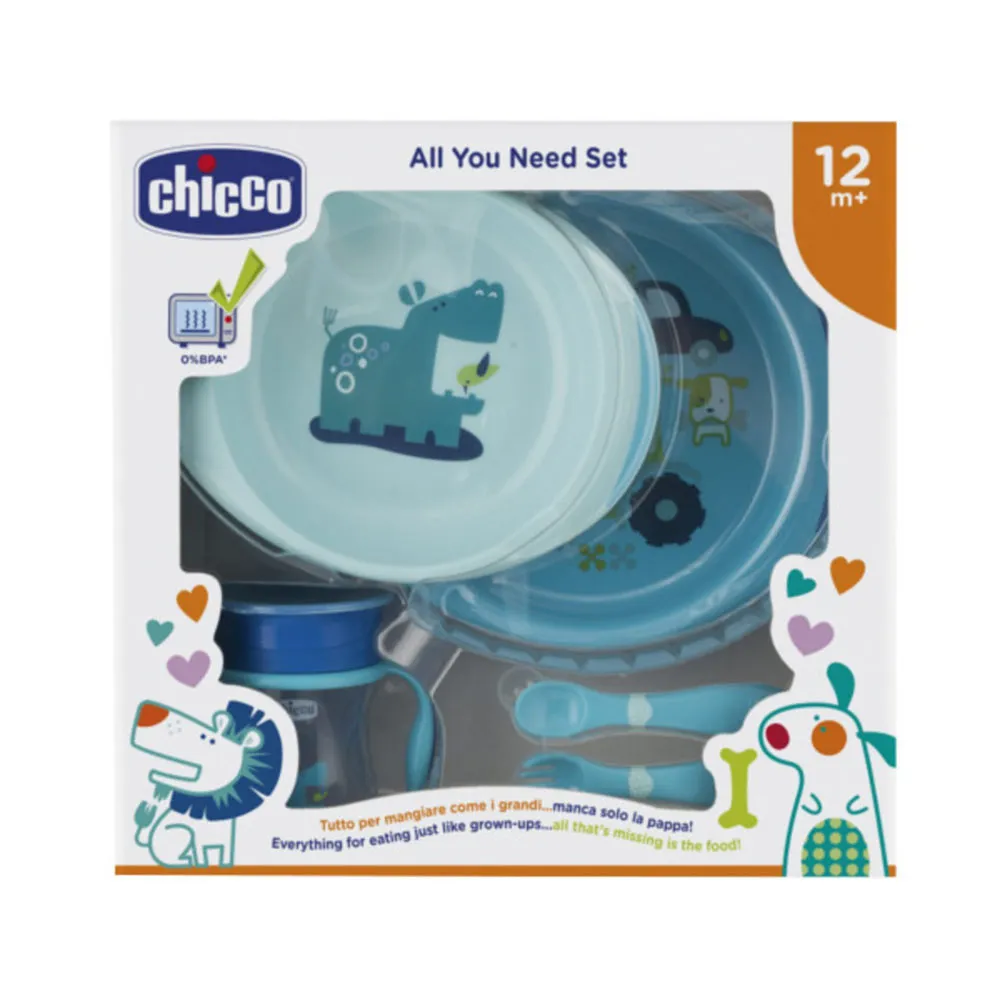 Chicco Set Pappa 12 mesi+ Boy
