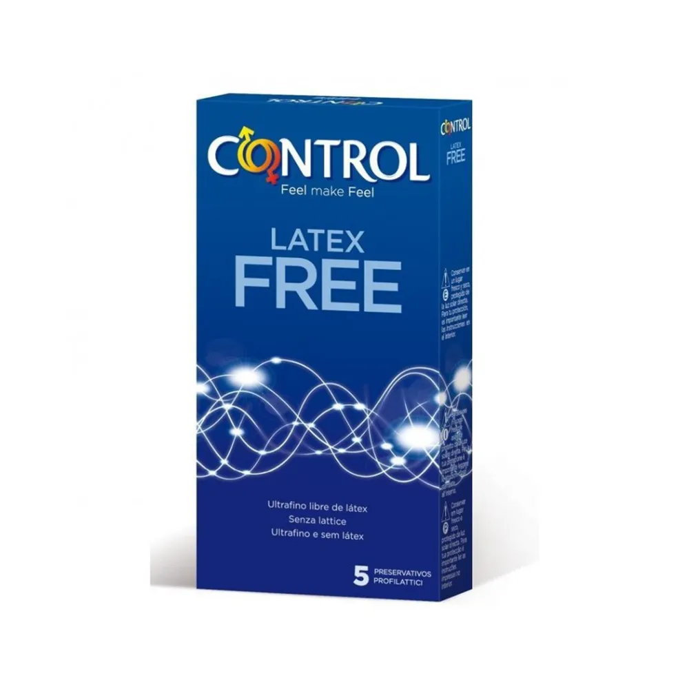 Control New Latex Free 5 pezzi