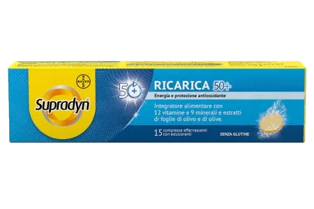 SUPRADYN RICARICA 50+ 15CPR EFFERVESCENTI