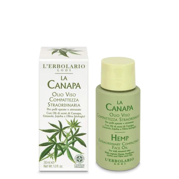 Olio Viso Compattezza Straordinaria La Canapa
