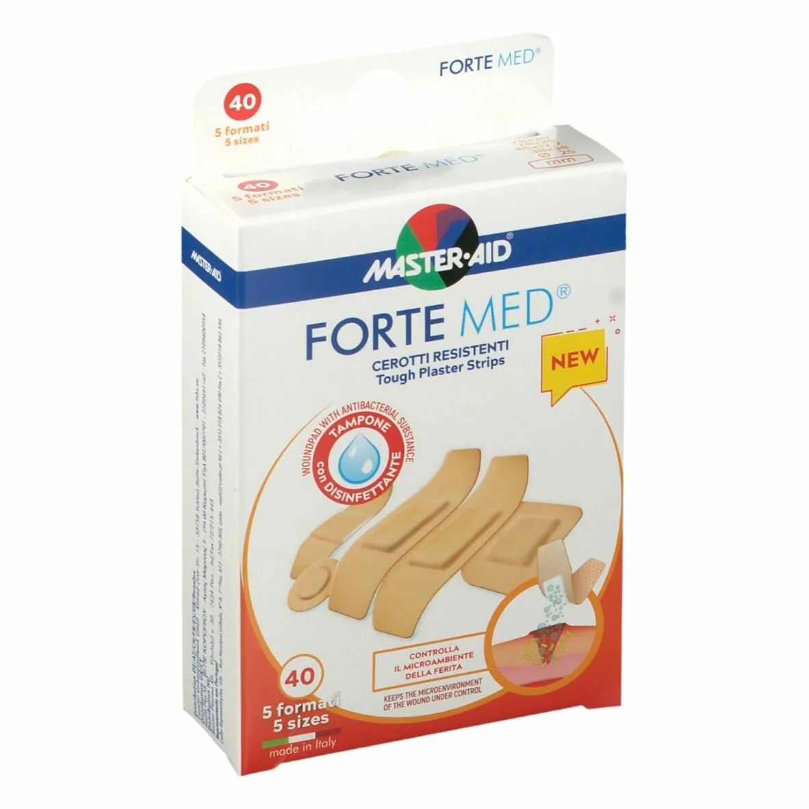 M-AID FORTE MED CEROTTI ASSORTITI 40PZ