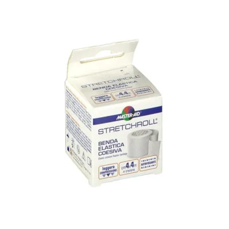 M-AID STRETCHROLL BENDA ELASTICA COESIVA 4X4