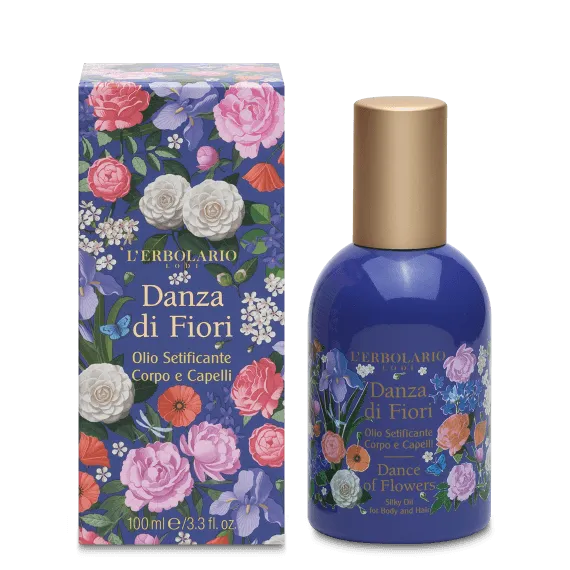 Olio Setificante Corpo e Capelli Danza di Fiori