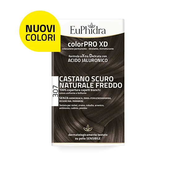 EUPHIDRA COLORPRO XD 307 CASTANO SCURO NATURALE FREDDO