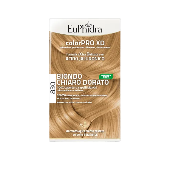 EUPHIDRA COLORPRO XD830 BIONDO CHIARO DORATO