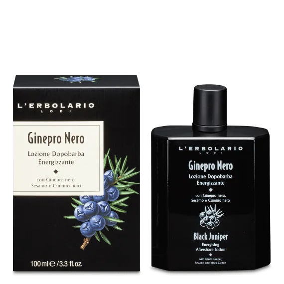 LOZIONE DOPOBARBA ENERGIZZANTE GINEPRO NERO