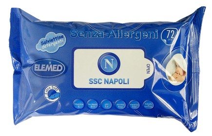 Salviette Imbevute Ssc Napoli 72 pezzi