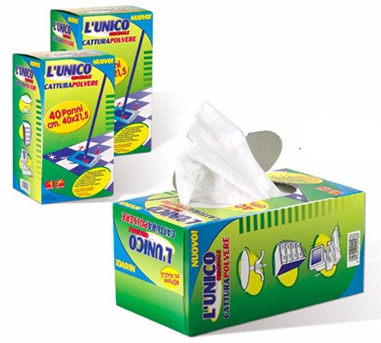 Panno Antistatico Pavimenti Unico In Scatola 40 pezzi