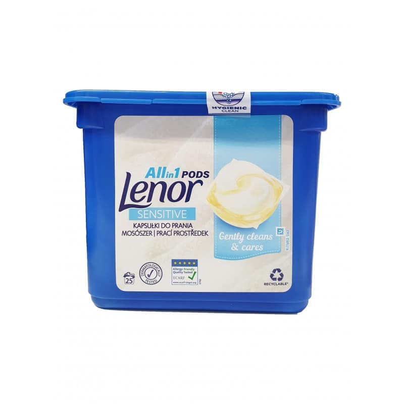 Lenor Pods All In 25 Pezzi Sensitive Lavatrice