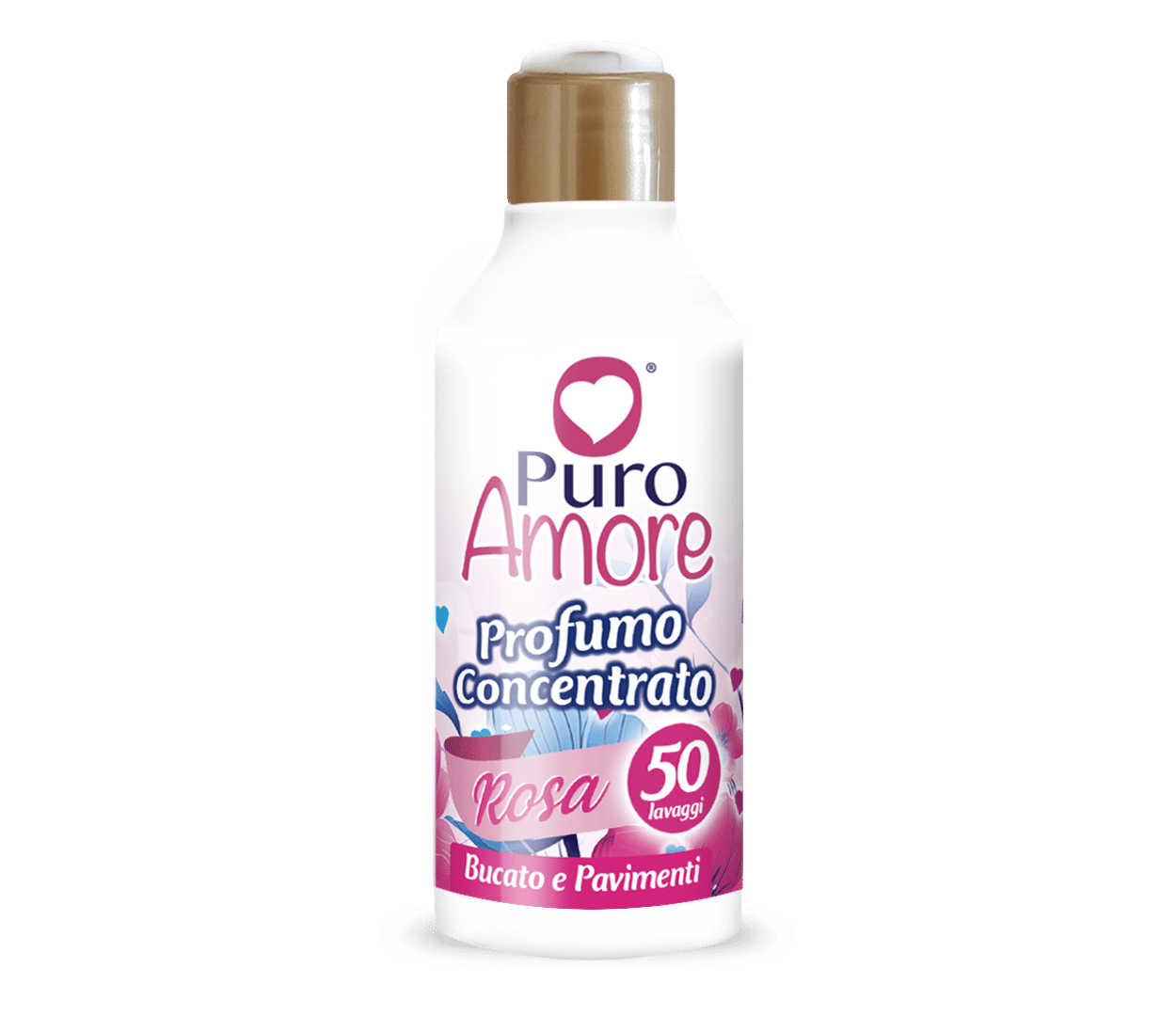 Puro Amore Profumo Concentrato Bucato e Pavimenti 50 lavaggi 250 ml