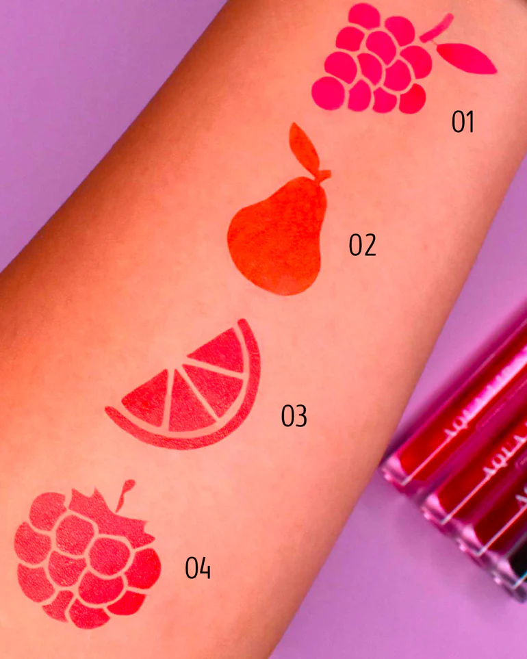 Pure Beauty Aqua lip stain – Tinta Labbra Naturale 3 Tonalità – Astra Make-Up - immagine 2