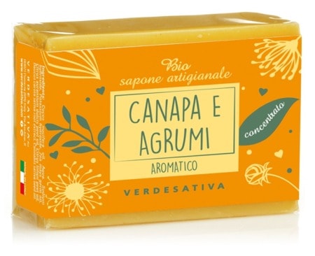 Bio Sapone artigianale Canapa ed Agrumi – Verdesativa