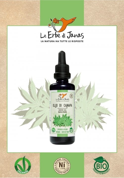 Olio di Canapa bio – Le Erbe di Janas