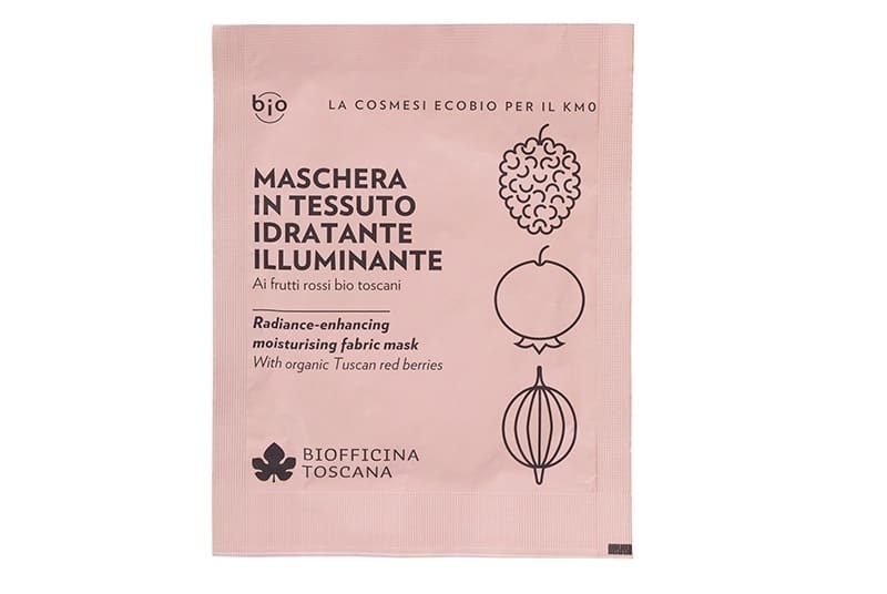 Maschera in tessuto idratante-illuminante – Biofficina Toscana