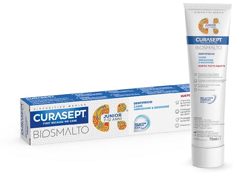 Curasept Dentifricio Biosmalto Junior 75ml