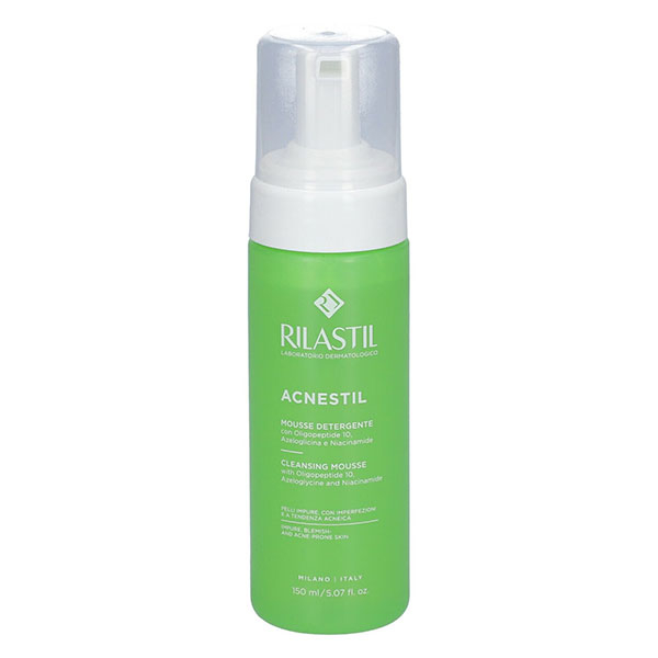 Rilastil Acnestil Mousse Detergente Viso 165 Ml
