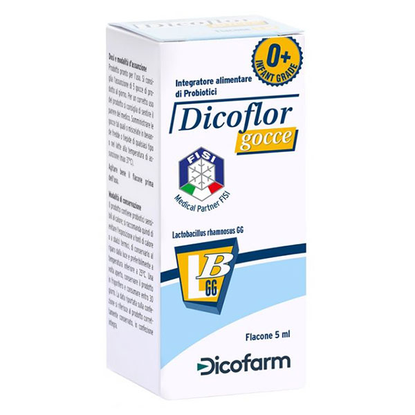 Dicoflor Gocce Integratore Alimentare Fermenti Lattici 5 Ml