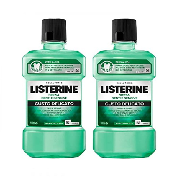 Listerine Collutorio Denti e Gengive 2x500ml