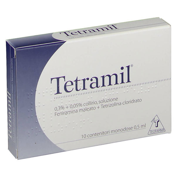 Tetramil Collirio Stati Allergici e Infiammatori 10 Flaconcini 5 Ml