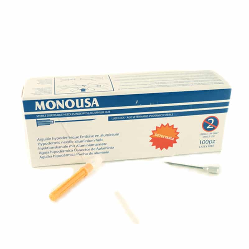 AGO MONOUSO U.S.A. 14 G X 1 (10 pezzi) – Per vari animali