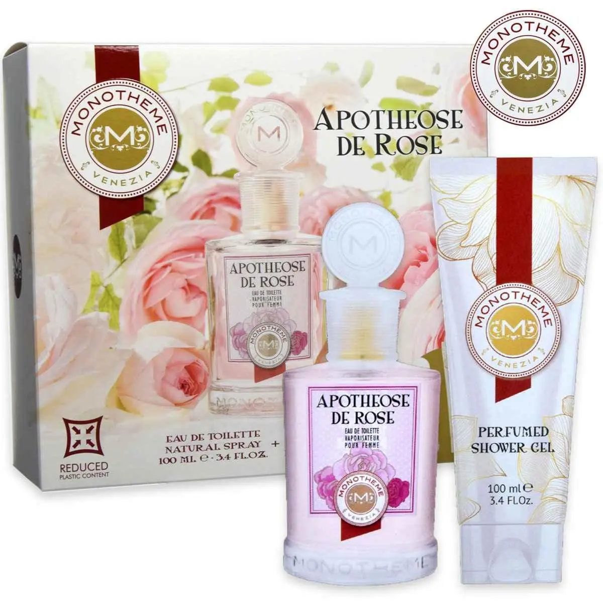 Profumo Donna Monotheme Apotheose De Rose Set EDT 100ml + Gel Doccia Shampoo