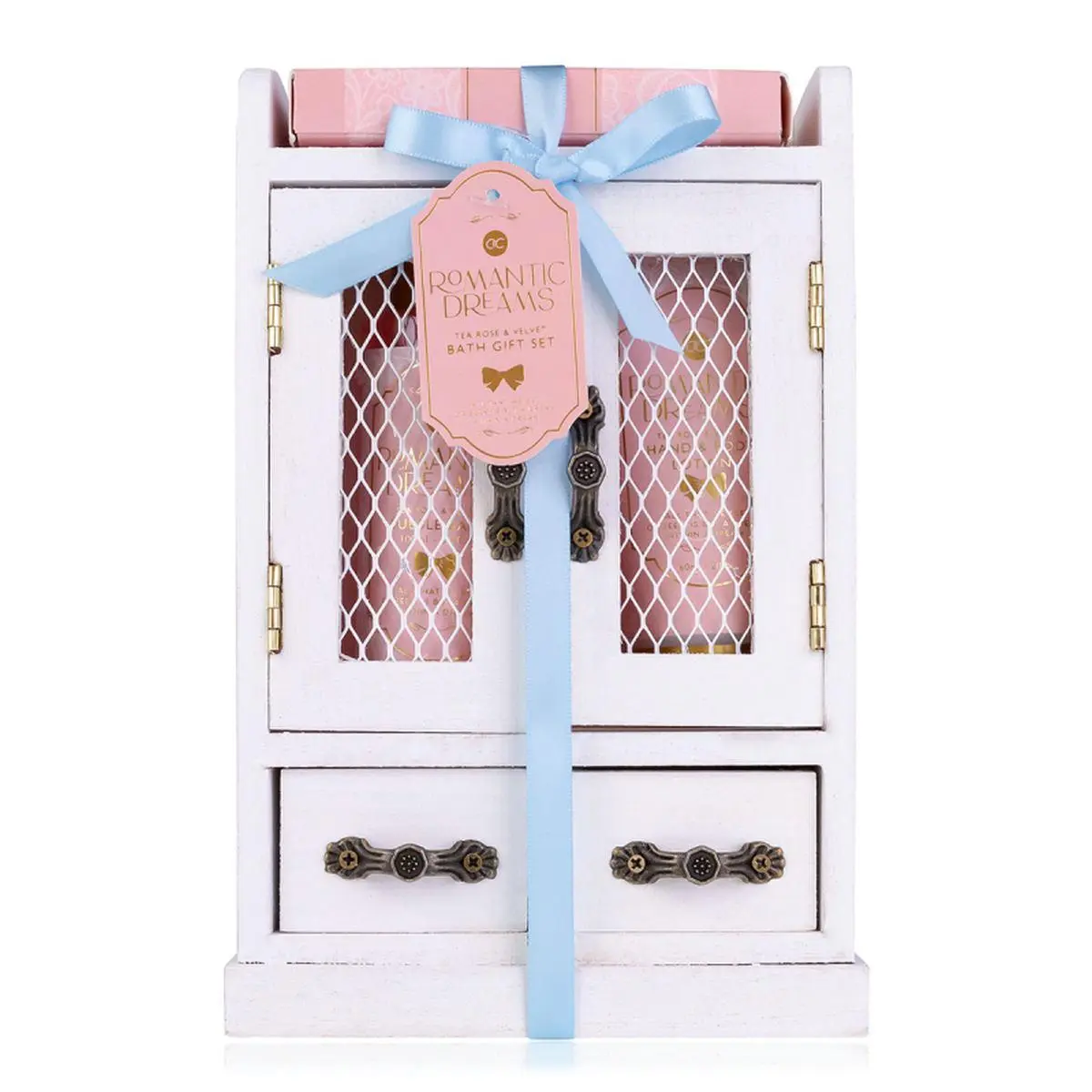 Set Regalo Donna Legno Bagnoschiuma Vegano Crema Mani Corpo Sali da Bagno