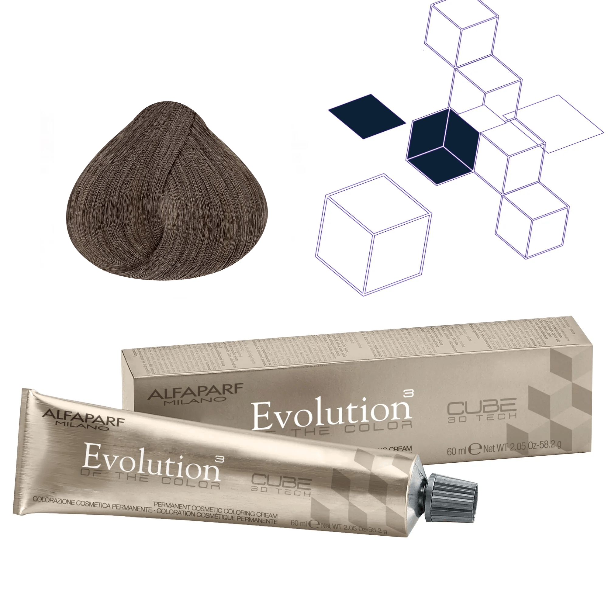 Evolution of the Color Colorazione Cosmetica Permanente – 7.01 Biondo Medio Nacré – 60 ml – Alfaparf Milano