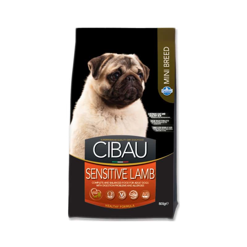CIBAU SENSITIVE LAMB MINI BREED (800 g) – Alimentazione delicata in crocchette per cani con sensibilità