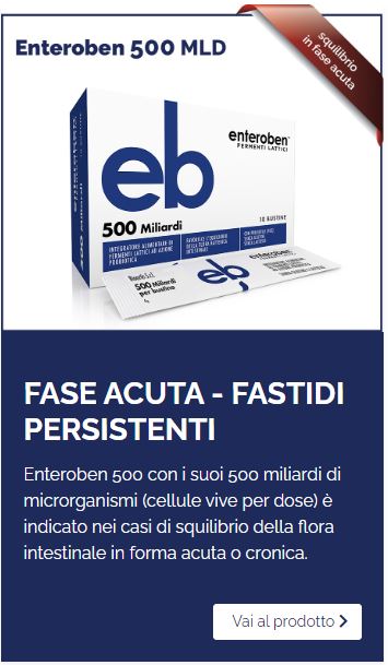 ENTEROBEN 500 miliardi FASE ACUTA – FASTIDI PERSISTENTI Bioartis - immagine 2