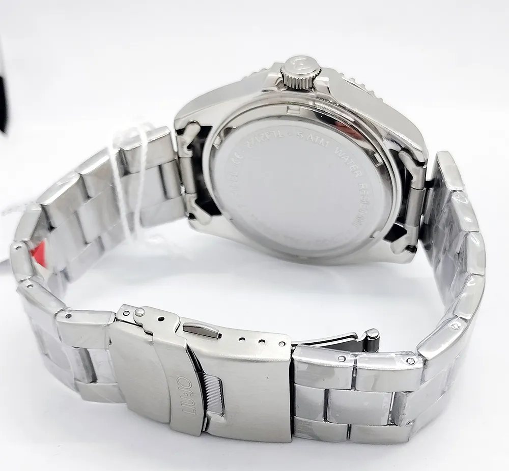 Orologio Uomo Liu Jo Solo Tempo In Acciaio Originale Ghiera Rosso Nera TLJ2122 - immagine 4