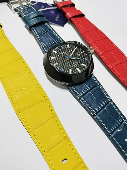 Orologio Uomo Locman Change Automatico Quadrante Fibra di Carbonio 3 Cinturini - immagine 6