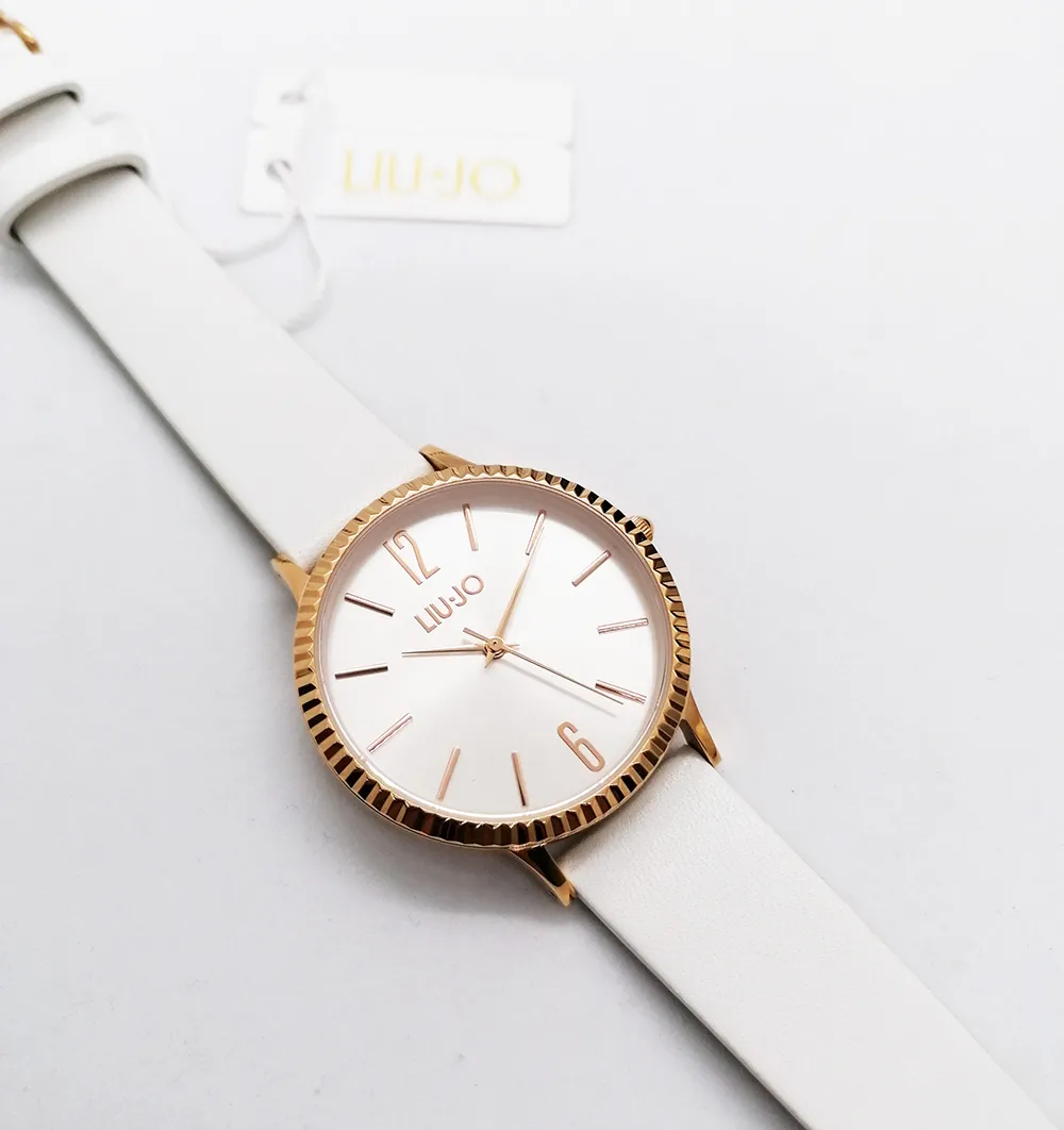 Orologio Donna Liu Jo Biphasic In Pelle Cassa Acciaio Placcato Oro Rosa TLJ1460 - immagine 3