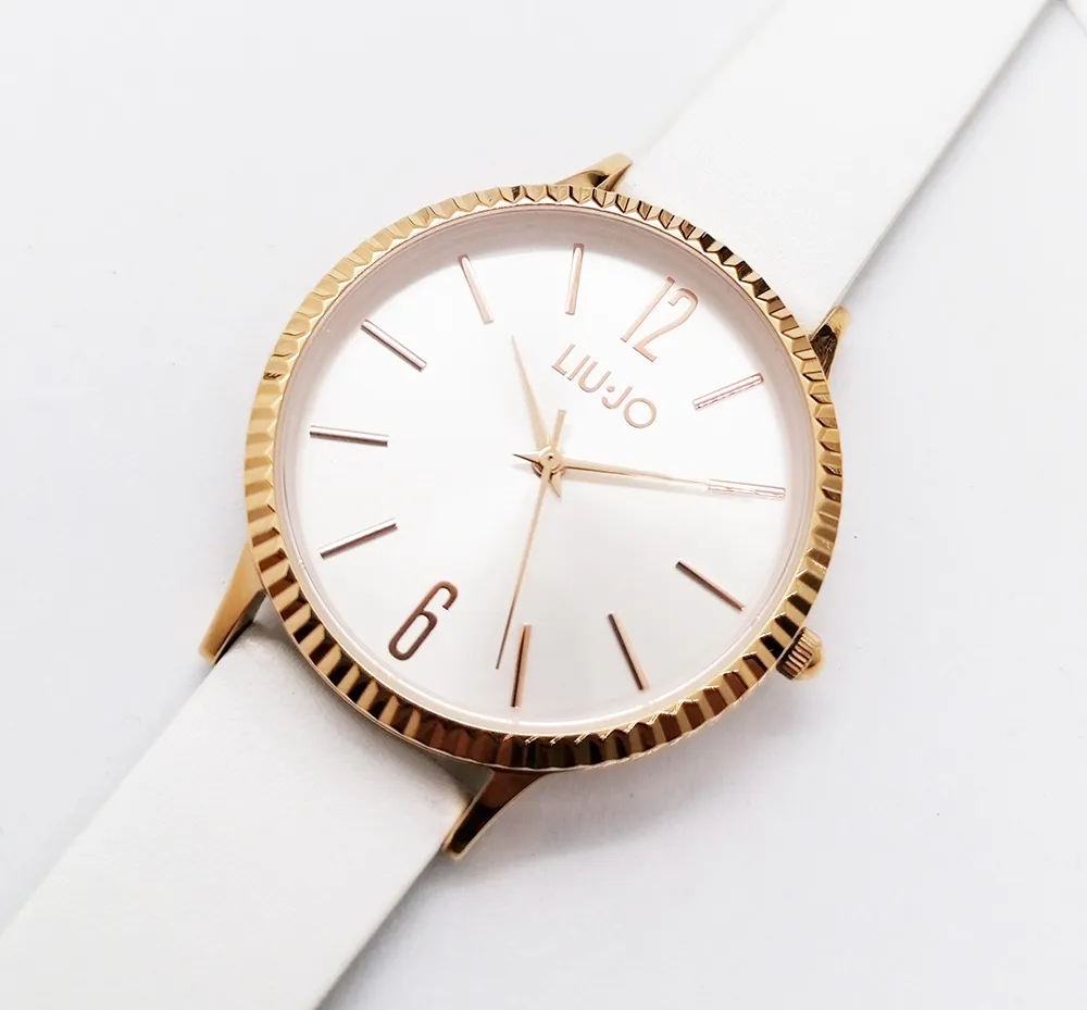 Orologio Donna Liu Jo Biphasic In Pelle Cassa Acciaio Placcato Oro Rosa TLJ1460 - immagine 2