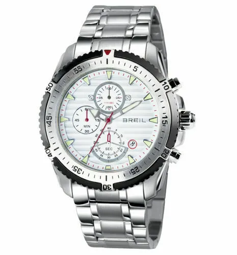 Orologio Uomo BREIL Cronografo Acciaio Movimento Seiko WR 100mt OFFERTA TW1430