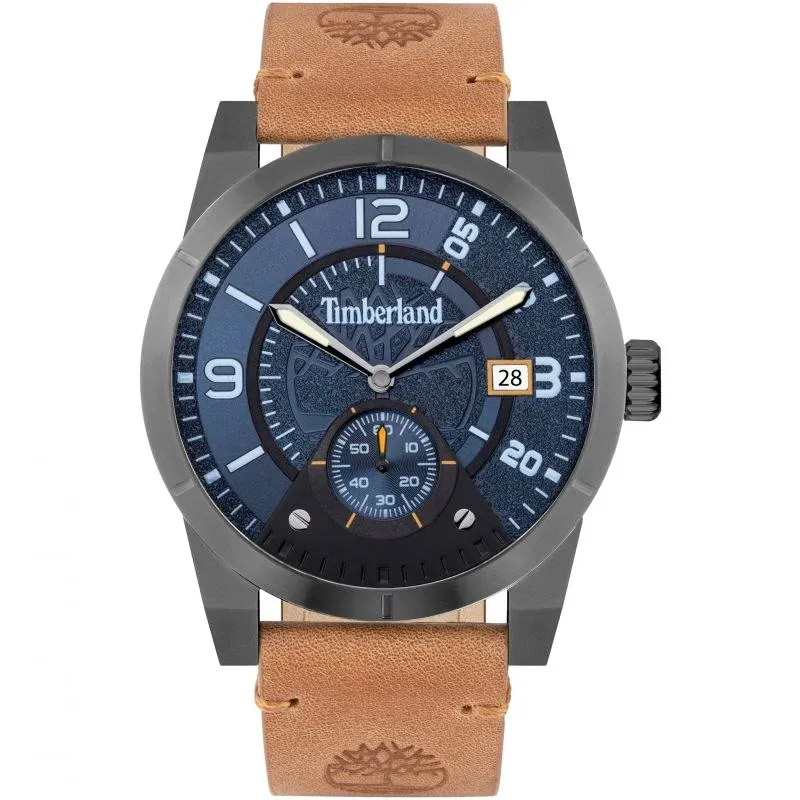 Orologio Uomo Timberland Solo Tempo Cinturino Pelle Cassa Acciaio TDWGB2090201