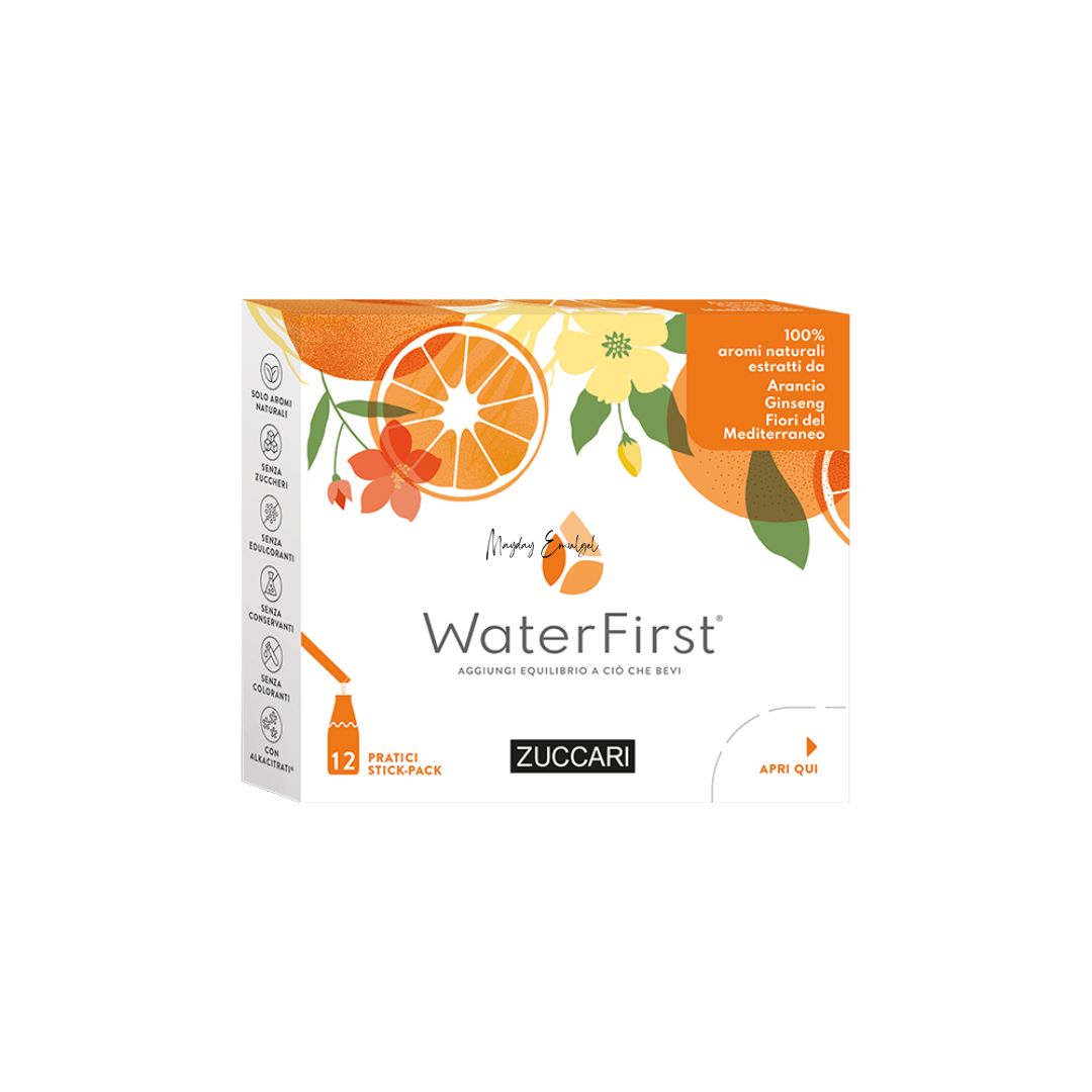 WaterFirst Arancia Ginseng Fiori di Mediterraneo – Zuccari