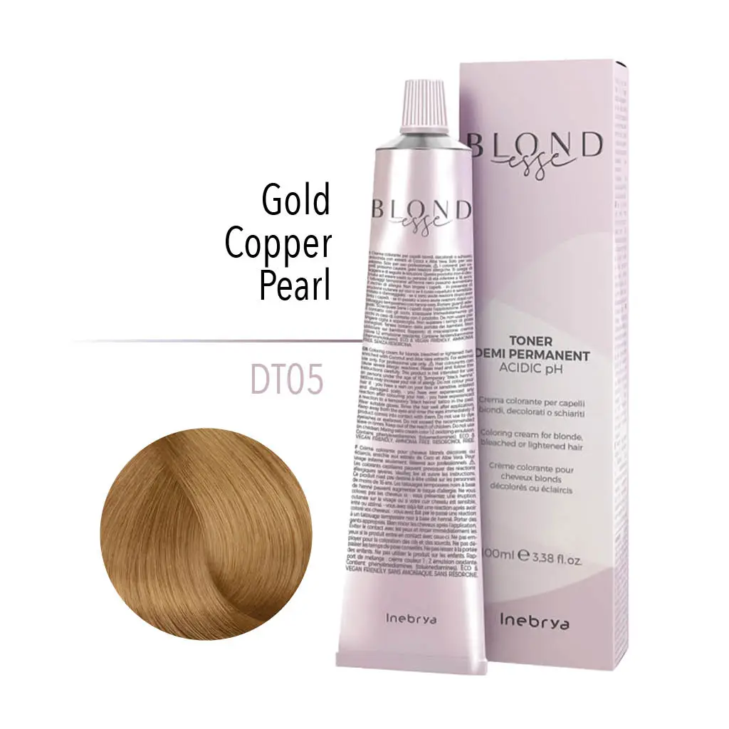 Inebrya Blondesse Toner – DT05 Gold Copper Pearl – 100 ml