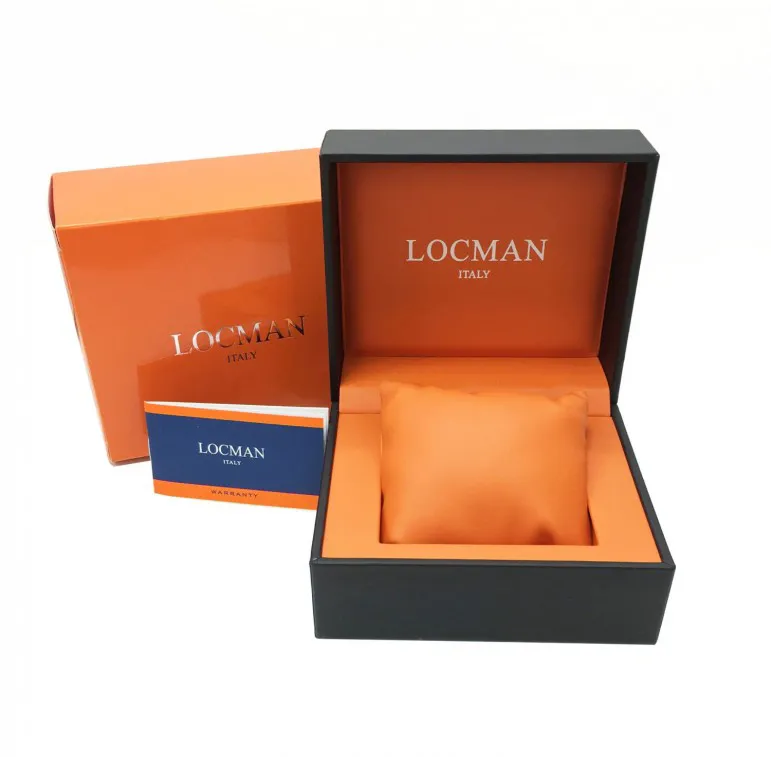 Orologio Uomo Locman Change Automatico Quadrante Fibra di Carbonio 3 Cinturini - immagine 9