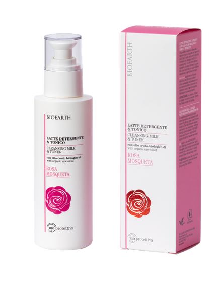 Latte Detergente e Tonico ROSA MOSQUETA Bioearth